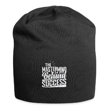 The Mastermind Behind Success - Jersey Beanie - black - Front