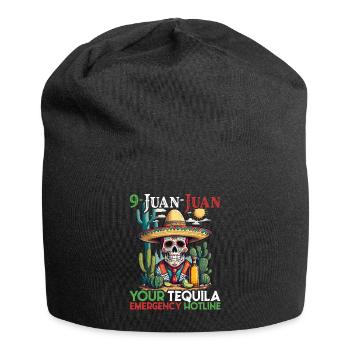 Lustiger Tequila Spruch Cinco De Mayo Design - Jersey-Beanie - Schwarz - Vorne