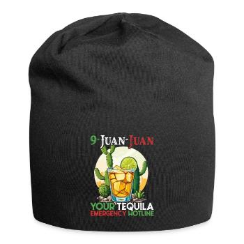 Lustiger Tequila Spruch Cinco De Mayo Design - Jersey-Beanie - Schwarz - Vorne