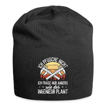 Formation d’opérateur de machine de découpe Profession machiniste - Bonnet en jersey - noir - Devant