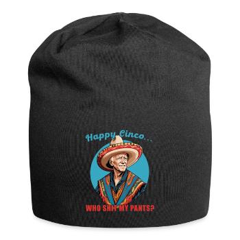Drôle de président confus Fête mexicaine - Bonnet en jersey - noir - Devant