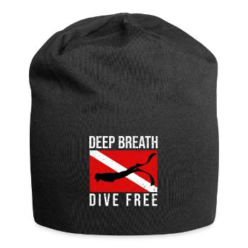 Diving, Freediving, Freediving No Limit Freediving - Jersey Beanie - black - Front