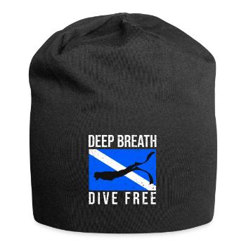 Diving, Freediving, Freediving No Limit Freediving - Jersey Beanie - black - Front