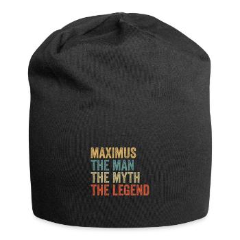 Maxime l’homme le mythe - Bonnet en jersey - noir - Devant