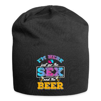 I'm just here for the beer - Jersey Beanie - black - Front