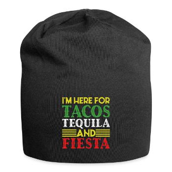 Drôle de Fiesta disant Fête Mexicaine - Bonnet en jersey - noir - Devant