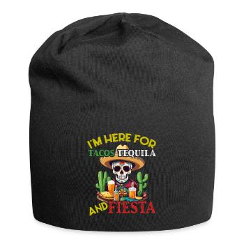 Lustiger Fiesta Spruch Cinco De Mayo Taco Design - Jersey-Beanie - Schwarz - Vorne
