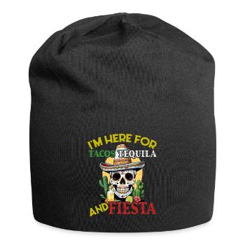 Cinco De Mayo Funny Tequila Mexico Design - Jersey Beanie - black - Front