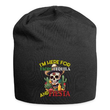 Cinco De Mayo Funny Tequila Fiesta Design - Bonnet en jersey - noir - Devant
