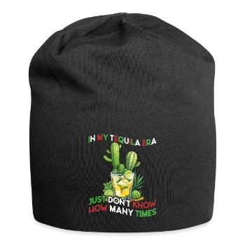 Funny Tequila Era Cinco De Mayo Mexico Design - Jersey Beanie - black - Front