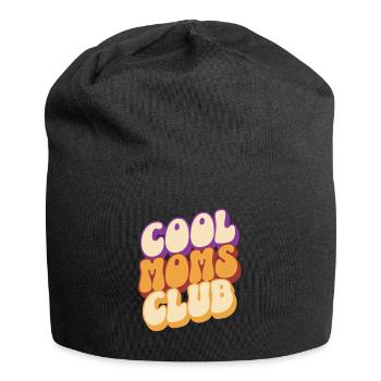 Cool Moms Club Mama Muttertag - Jersey-Beanie - Schwarz - Vorne