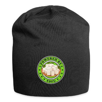 Tofu Bean Cheese Bean Curd Vegan Gift - Bonnet en jersey - noir - Devant