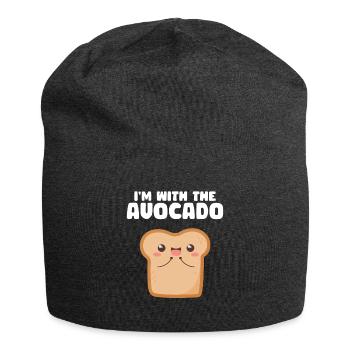 Avocado - Jersey-Beanie - Anthrazit - Vorne