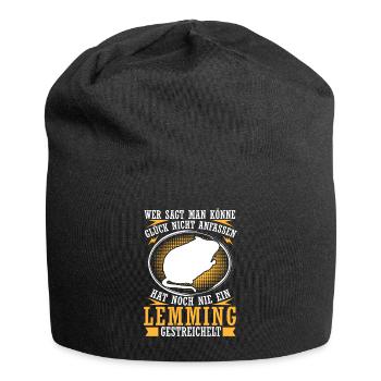 Lemming Petting Vole Lemming - Jersey Beanie - black - Front