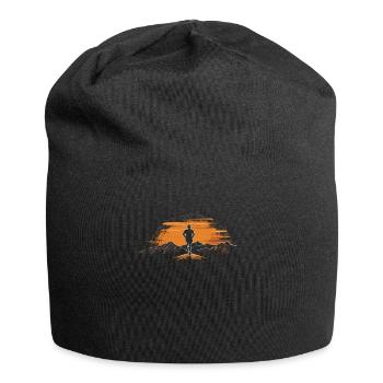 Running design for runners at the marathon - Jersey Beanie - black - Front