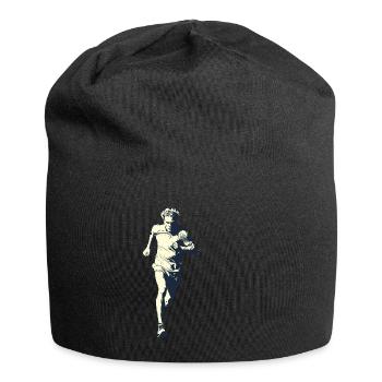 Running design for runners at the marathon - Jersey Beanie - black - Front