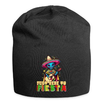 Drôle de fête Fiesta Alien Vacances mexicaines - Bonnet en jersey - noir - Devant