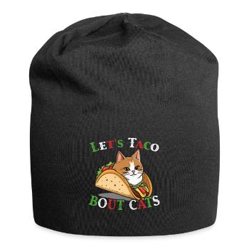 Taco Cats Saying Cinco De Mayo Mexican - Jersey Beanie - black - Front