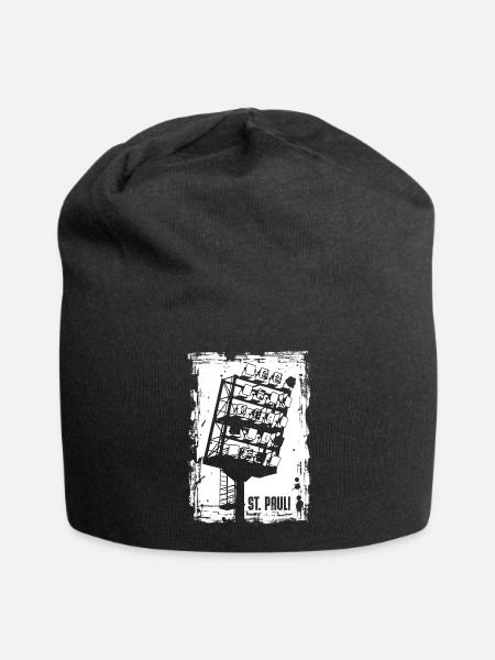 St Pauli Millerntor Stadionlichter - Jersey-Beanie - Schwarz