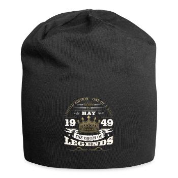 Legendär Mai 1949 Jahrgang 1949 Geburtstag 1949 - Jersey-Beanie - Schwarz - Vorne