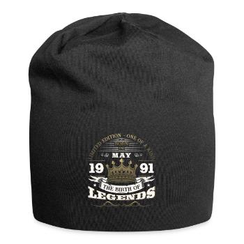 Légendes Mai 1991 Millésime 1991 Anniversaire 1991 - Bonnet en jersey - noir - Devant
