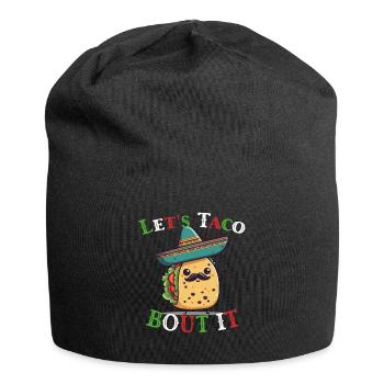 Drôle de tacos Dicton Cinco De Mayo Mexicain - Bonnet en jersey - noir - Devant