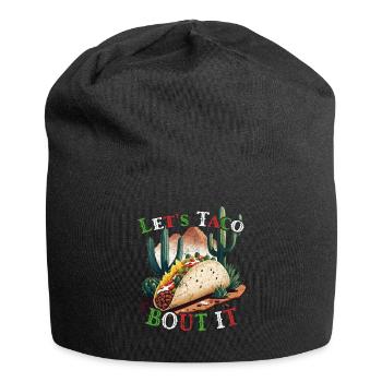Funny Taco Saying Cinco De Mayo Mexico Fiesta - Jersey Beanie - black - Front