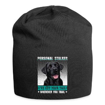 Labrador Lover Personal Stalker Labrador - Bonnet en jersey - noir - Devant