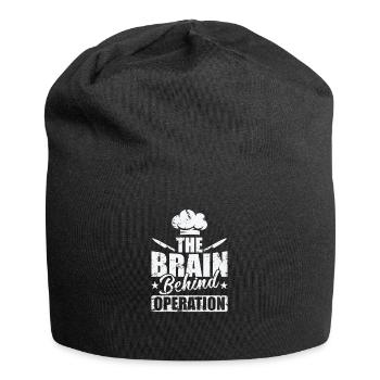 The Brain Behind Operation - Jersey Beanie - black - Front