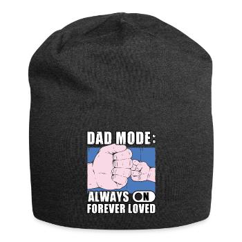 Mode papa toujours actif Aimé pour toujours - Bonnet en jersey - charbon - Devant