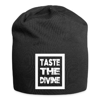 Statement Culinary Bliss Quotes Gourmet Bliss - Jersey Beanie - black - Front