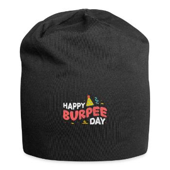 Burpees - Jersey-Beanie - Schwarz - Vorne