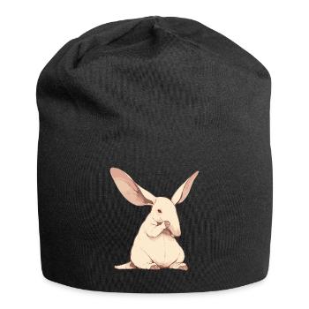 Erdferkeln Erdferkel - Jersey-Beanie - Schwarz - Vorne