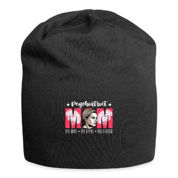 Psychiatrist Mom The Idol The Myth Psychotherapy - Jersey-Beanie - Schwarz - Vorne