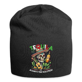 Drôle de dicton de tequila Cinco De Mayo Design - Bonnet en jersey - noir - Devant