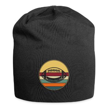 American Football Gift Kids Football Player - Jersey Beanie - black - Front