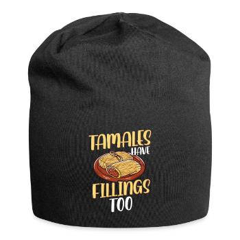 Mexikanisches Essen Tamale - Jersey-Beanie - Schwarz - Vorne