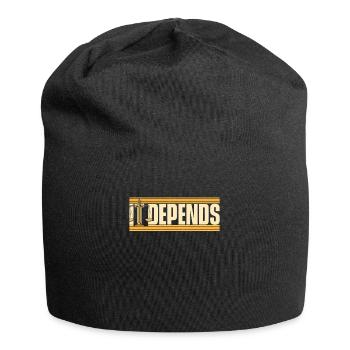 It Depends Legal Counsel Attorney General Lawyer - Jersey Beanie - black - Front