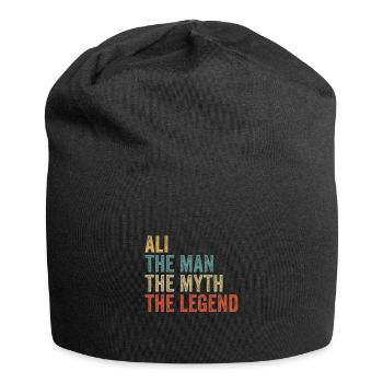 Ali the man the myth - Jersey Beanie - black - Front