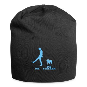 Propriétaire des Bulldogs ME MY STALKER Français - Bonnet en jersey - noir - Devant