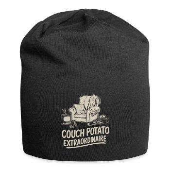 COUCH POTATO DER EXTRAKLASSE - Jersey-Beanie - Schwarz - Vorne