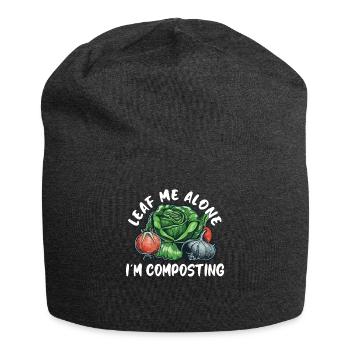 Organic Farmer Permaculture Food Forest - Jersey Beanie - charcoal grey - Front