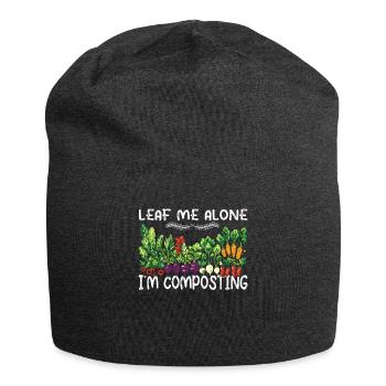 Organic Farmer Permaculture Food Forest - Jersey Beanie - charcoal grey - Front