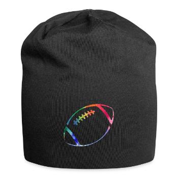 American Football Tshirt Men's Kids Football - Jersey Beanie - black - Front