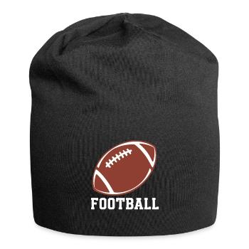 American Football Tshirt Men's Kids Football - Jersey Beanie - black - Front
