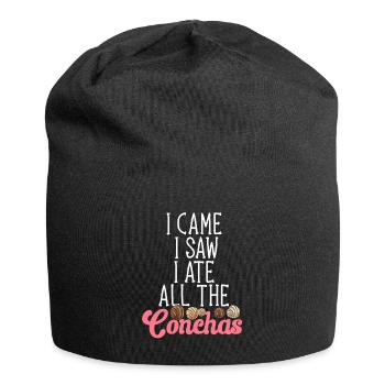 Concha Hispanic Mexikanisch Pan Dulce - Jersey-Beanie - Schwarz - Vorne