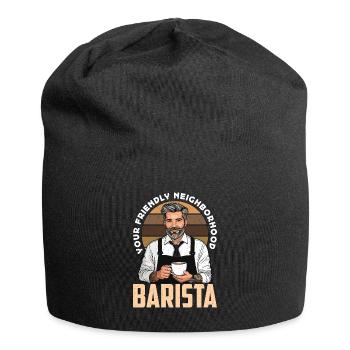 Barista Votre sympathique voisinage Café Préparation - Bonnet en jersey - noir - Devant