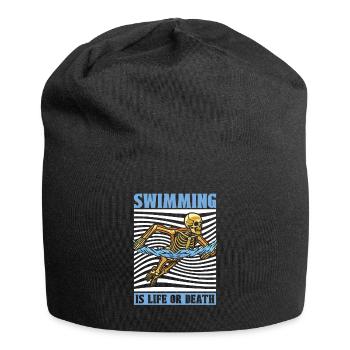 Flotteur de natation Skeleton - Bonnet en jersey - noir - Devant
