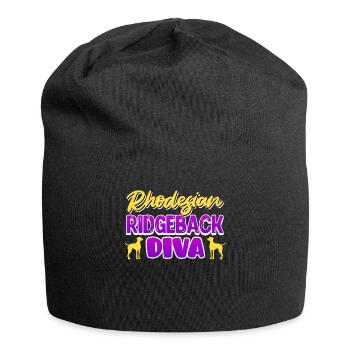 RHODESIAN RIDGEBACK DIVA Ridgeback Femme - Bonnet en jersey - noir - Devant