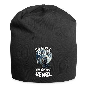 Faucheuse #lovely toons - Bonnet en jersey - noir - Devant